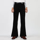 👖40% Rabatt 🎃Sommer Atmungsaktive Damen Mid Waist Wide Leg Flared Pants
