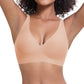 💜💜Jelly Wireless Damen Komfortable kabellose Push-up-BHs, nahtlose T-Shirt-BHs, BHs mit tiefem V-Ausschnitt für jeden Tag