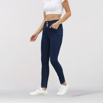 Slim-Fit-Jeans mit hoher Taille für Damen🥰Muttertagsaktion – 49 % RABATT