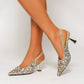 👡💎Slingback-Pumps mit spitzer, geschlossener Spitze für Damen✨