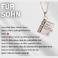 Herz-Buch-Halskette Aufklappbar – 🌸Besonderes Geschenk für Familie✨～