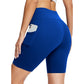 🔥 49% Rabatt – Nur kurze Zeit! ✨ Damen Hochtauch-Sporthose mit 2 Taschen: Feuchtigkeitsableitend & bauchkontrollierend 🏃‍♀️
