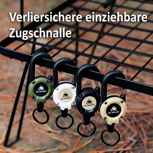 🏆Letzter Tag: 1 kaufen, 1 gratis dazu!🎁3-in-1 Multifunktions-Schlüsselanhänger mit Karabiner und ausziehbarem Jojo