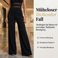 🔥Solange der Vorrat reicht 50 % Rabatt!🎉One-Shoulder Jumpsuit mit weitem Bein und Netzeinsatz