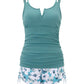 👙Sommer-Schnäppchen 49 % RABATT💃Zweiteiliges Tankini-Set zur Bauchkontrolle