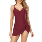 🩱Damen Badeanzug mit Bauchkontrolle, figurbetonter Passform und Plus-Size-Optionen
