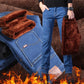 Männliche lose Stretchy Denim Straight Pants