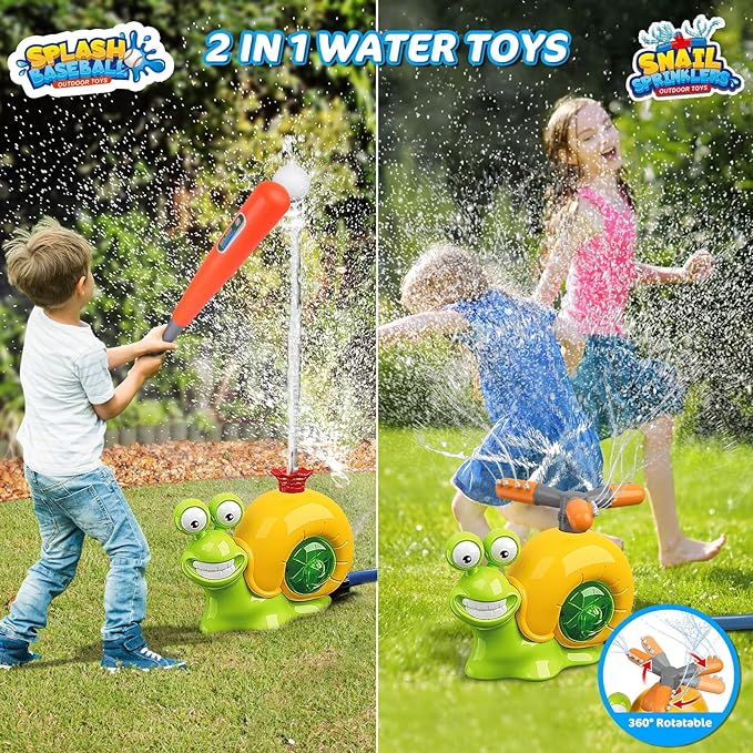 🔥Letzter Tag 49% Rabatt – Wassersprinkler-Baseballspielzeug