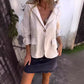 🔥HEISSER VERKAUF - 49%🔥 Leichter Sommerblazer aus Baumwolle und Leinen für Damen