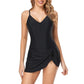 🩱Damen Badeanzug mit Bauchkontrolle, figurbetonter Passform und Plus-Size-Optionen