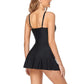 🩱Damen Badeanzug mit Bauchkontrolle, figurbetonter Passform und Plus-Size-Optionen