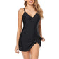 🩱Damen Badeanzug mit Bauchkontrolle, figurbetonter Passform und Plus-Size-Optionen