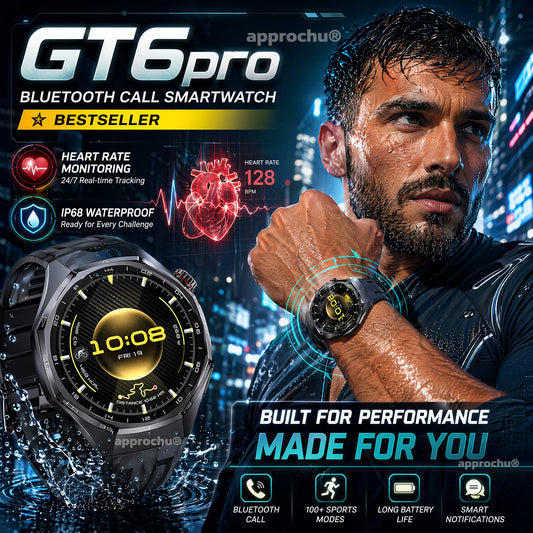 🥳HEISSER SALE 2026🥳💞50.000+ VERKAUFT!👵❤️  GT6pro Bluetooth Call Smartwatch – Bestseller