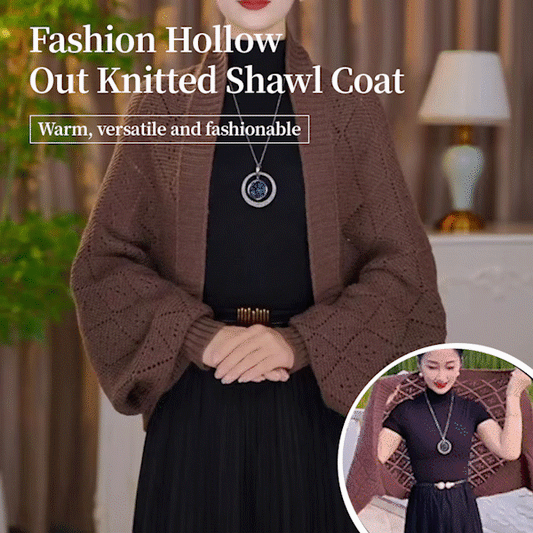 Mode ausgehöhlte Strickjacke