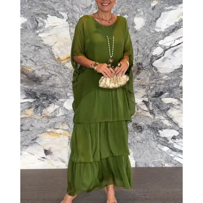 👗 JETZT 49 % RABATT! 🎨 Lässiges Kleid im künstlerischen Stil – Entspannte Passform, einzigartiges Design & perfekt für legere Tage 🌸