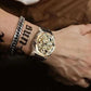 💥Heißer Verkauf 49% Rabatt⌚Business-Mode-Analoguhr mit rundem Zifferblatt und Lederarmband