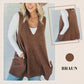 ✨👗Damen-Strickweste mit V-Ausschnitt