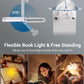 📖USB wiederaufladbare Buch-LED-Leuchte mit Clip zum Lesen im Bett