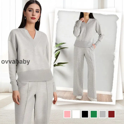 🔥Frühling 2026 – Neuer Stil🔥Frauen Freizeitanzug 2-teiliges Set