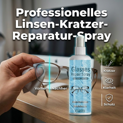 Professionelles Spray zur Reparatur von Kratzern auf Objektiven