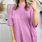 Damen Raw Edge Boxy Tee