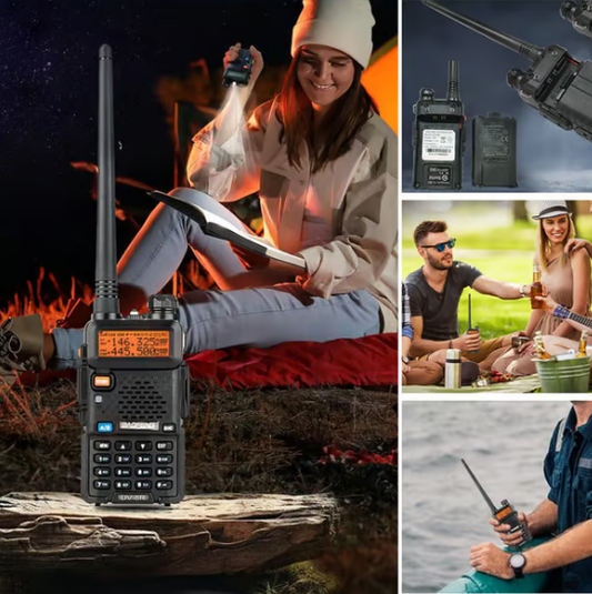🔥Heißer Verkauf 49% Rabatt🔥📡 UV-5R Amateurfunkgerät mit großer Reichweite UV5R Funkgerät Dualband Walkie