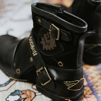 BESTES GESCHENK - LEDERSTIEFEL IM WESTERN-COWBOY-STIL FÜR MÄNNER