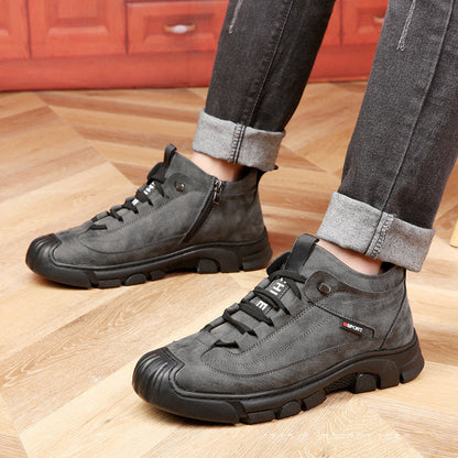 ☃️Der Frühling naht.✨Sneaker für Herren mit Kunstwollfutter und Lederbezug👟
