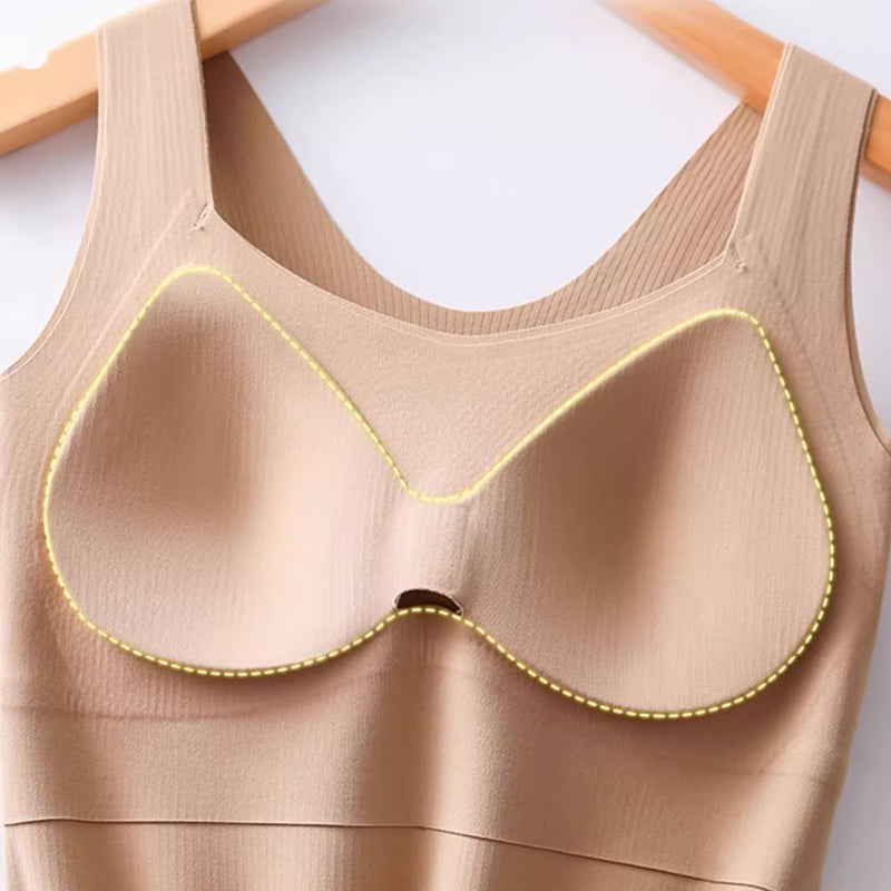 🎊Schwarzer Freitag Verkauf🎊Thermo-Tanktops mit integriertem BH für Damen