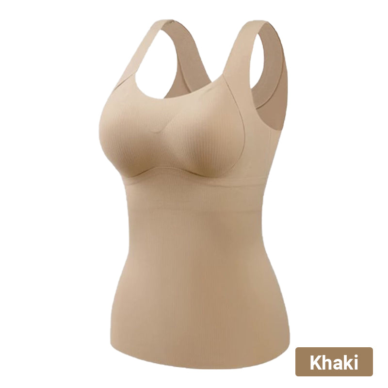 🎊Schwarzer Freitag Verkauf🎊Thermo-Tanktops mit integriertem BH für Damen