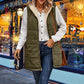🎅⏰Weihnachtsvorverkauf 49% RABATT🔥Tolles Geschenk! Wendbare Herbstweste für Damen, ärmellose Jacke aus Kunstfleece
