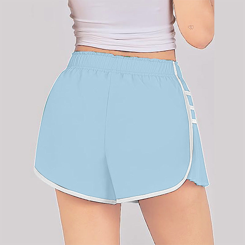 🔥PLISSIERTE SPORTSHORTS MIT HOHER TAILLE (KAUF VON 2 VERSANDKOSTENFREI)