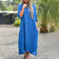 🔥HEISSER SALE 49 % RABATT🔥 Hemdkleid mit langen Ärmeln und Knopfleiste am Revers