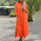🔥HEISSER SALE 49 % RABATT🔥 Hemdkleid mit langen Ärmeln und Knopfleiste am Revers