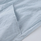 Sommerkleid aus Baumwolle und Leinen mit V-Ausschnitt für Damen