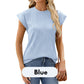 🔥Heißer Verkauf - 49% RABATT🔥Einfarbiges, lässiges T-Shirt mit Flügelärmeln für Damen