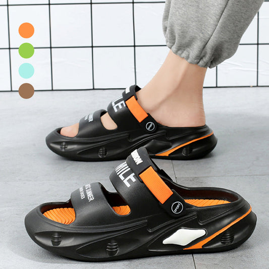 🎁 Heißer Verkauf 49% RABATT 🔥Klobige, gepolsterte Sandalen mit einem schwellenden Griff