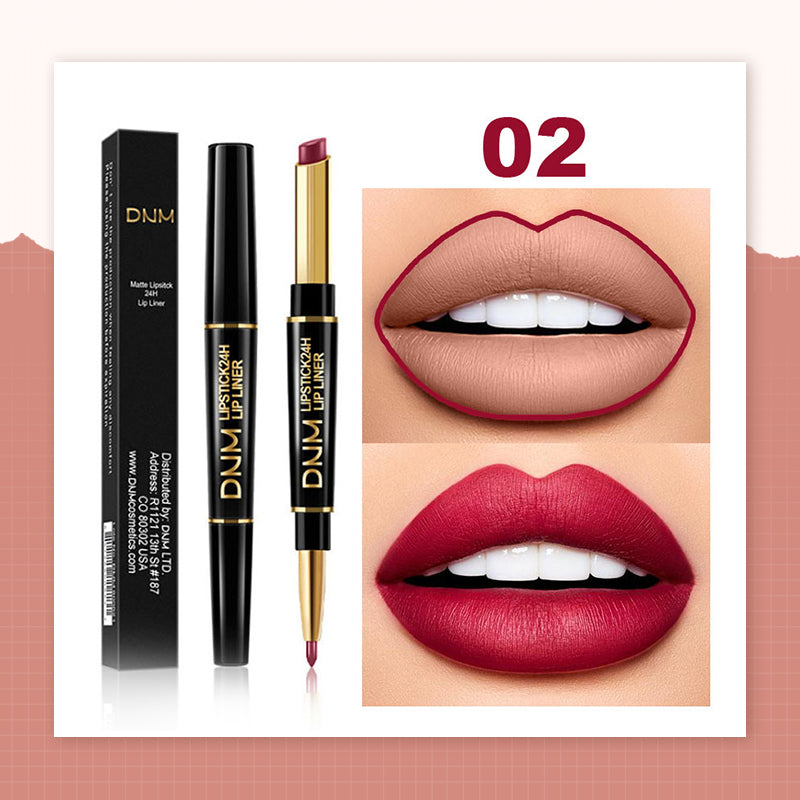 🔥Wasserfester 2-in-1-Lippenstift-Lipliner