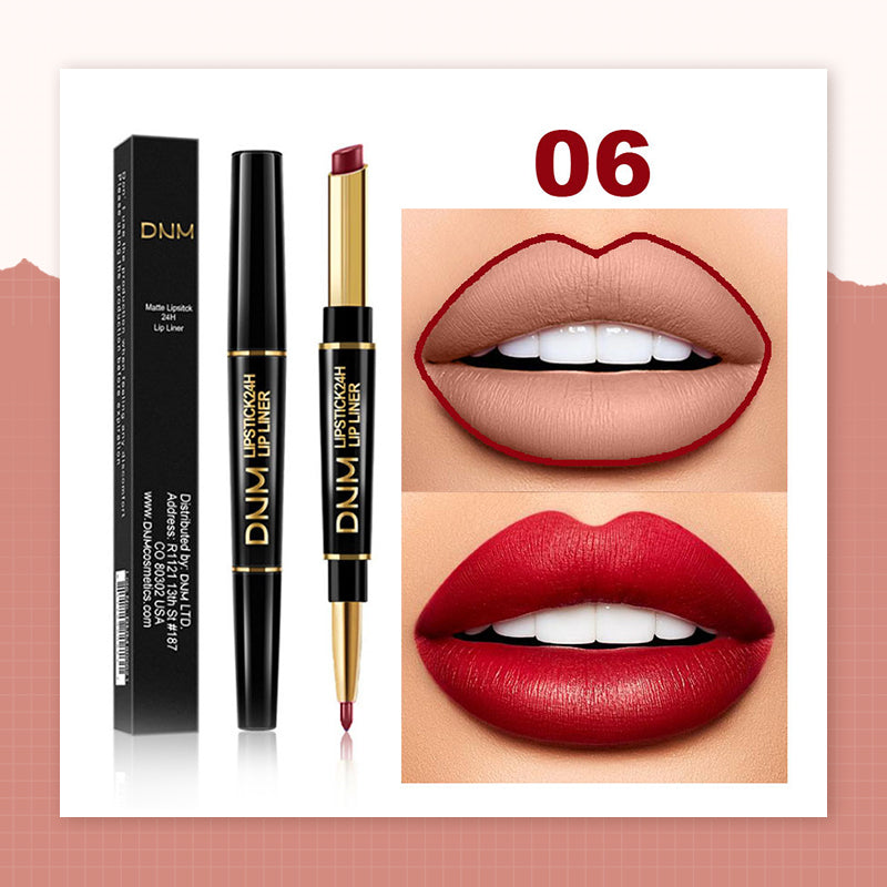 🔥Wasserfester 2-in-1-Lippenstift-Lipliner