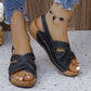 Bequeme einfarbige Keilsandalen für Frauen🌸💕Die perfekte Kombination aus Mode und Komfort
