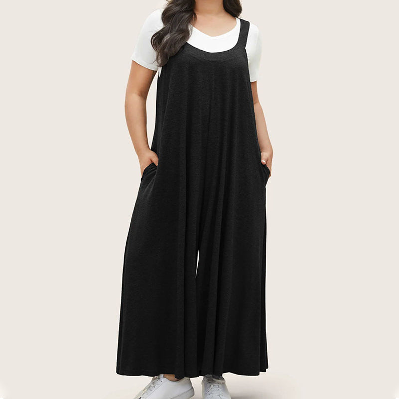 🌺Weitbeiniger Damen-Overall mit verstellbaren Trägern