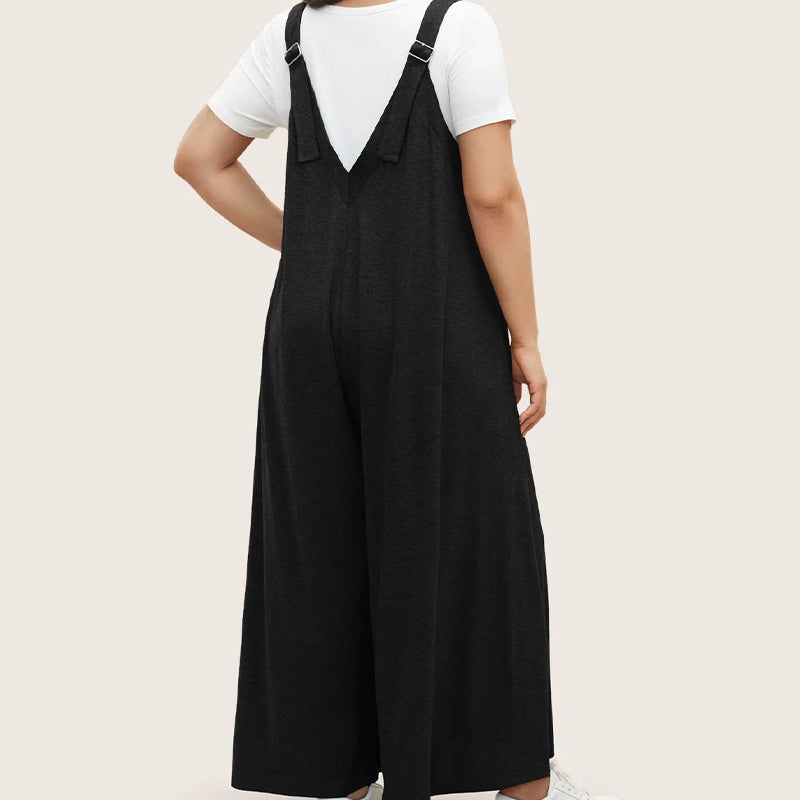 🌺Weitbeiniger Damen-Overall mit verstellbaren Trägern