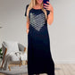 Langes T-Shirt-Kleid mit Seitenschlitz