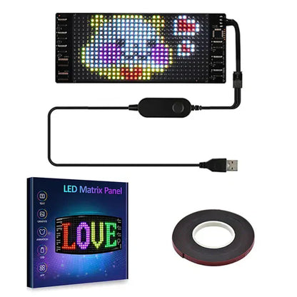 ✨Herbstschlussverkauf🌸Flexibles Bluetooth-LED-Display für Fahrzeuge