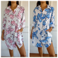 🌸 Bedrucktes Sommer-Hemdkleid für Damen