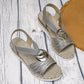 💕Modische offene Keilsandalen für Damen mit elastischem Riemen👡