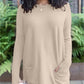 🎁Kaufen 2 erhalten 1 gratis⏳Langarm-Daumenloch-Pullover-Taschentunika