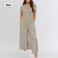 🌺 LIMITIERT: 49% RABATT! 🔥 Gestreifter Freizeit-Jumpsuit für Damen