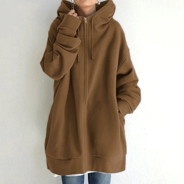 ✈️Kaufen Sie 2 kostenlosen Versand✈️Herbst/Winter – Damen-Kapuzenpullover mit Reißverschluss