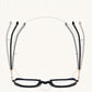 Modische Anti-Blaulicht-Brille mit Anti-Aging-Effekt